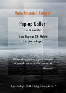 Pop-up Marie Jönsson Fotografi