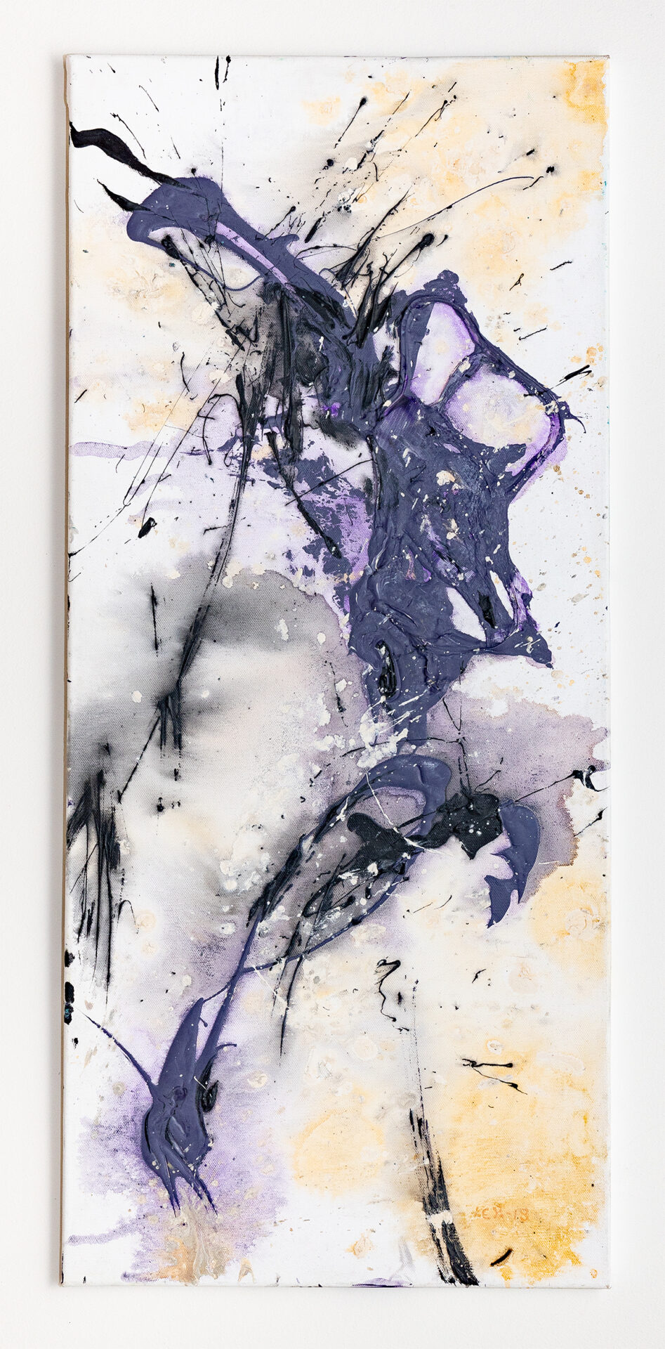 Konstnär Lex Eliot abstrakt målning painting