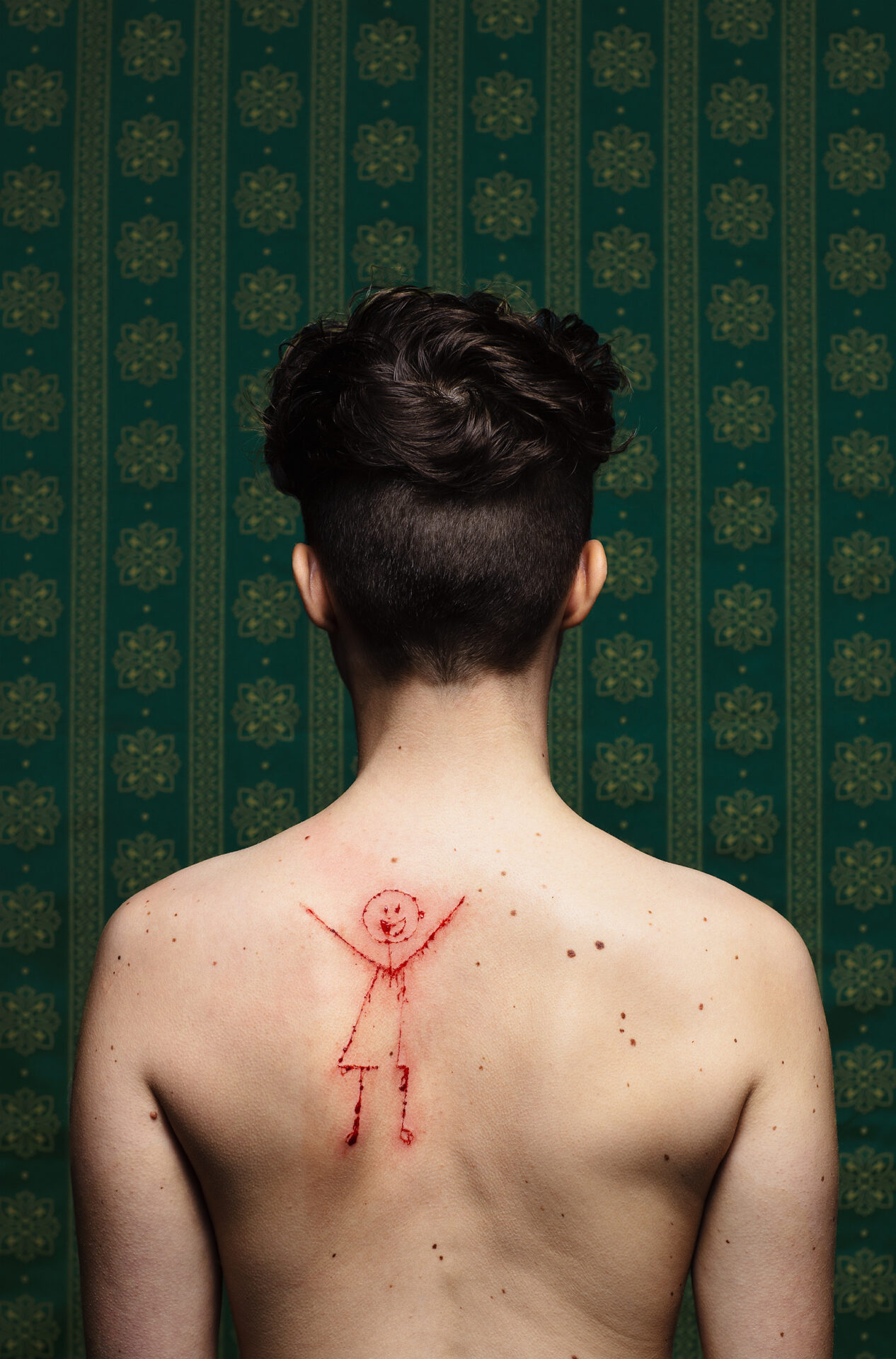 Self-Portrait/Happy, fotografi, Lex Eliot Rose