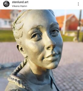 Bronsskulptur i viken 