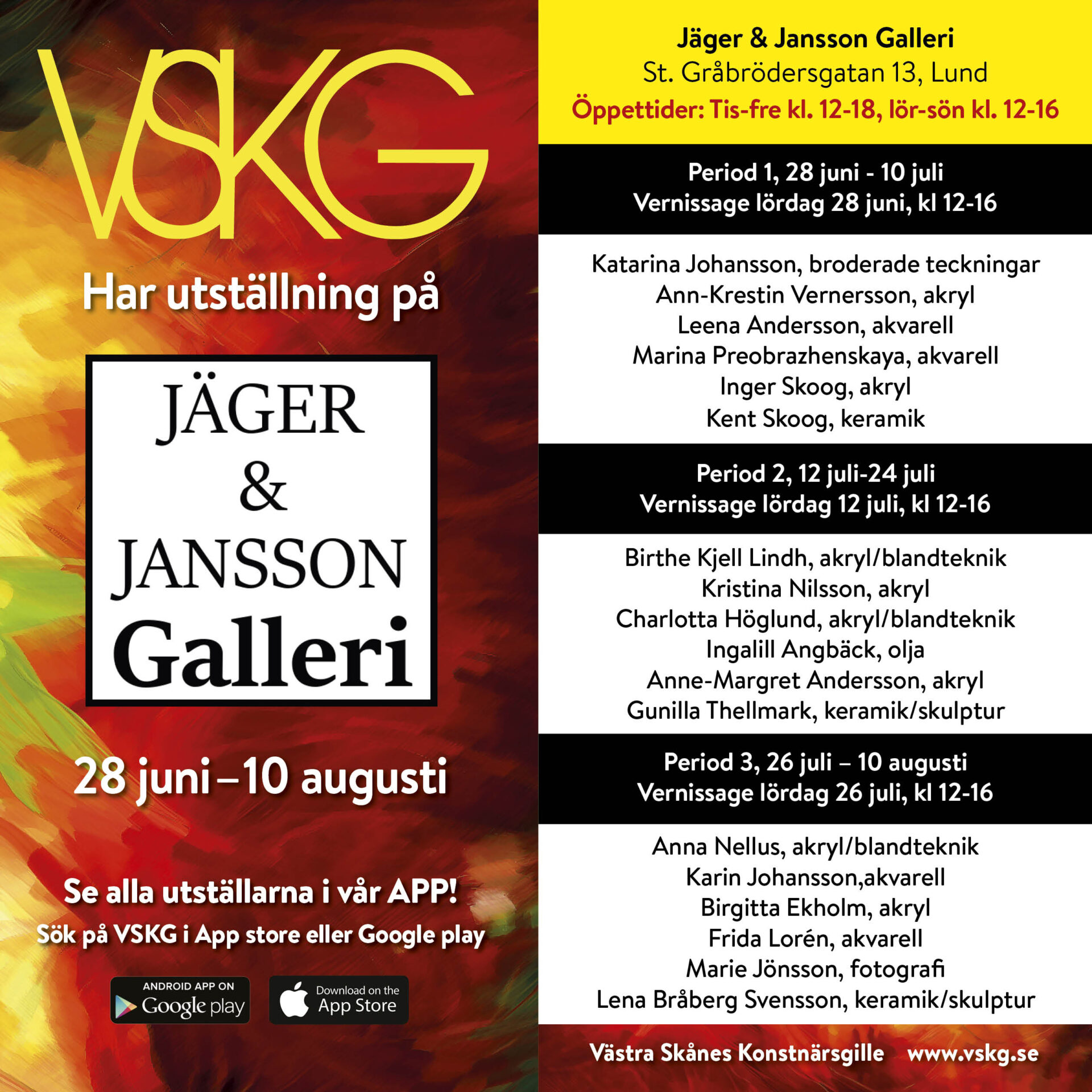 VSKG på Jäger & Jansson Galleri 2025